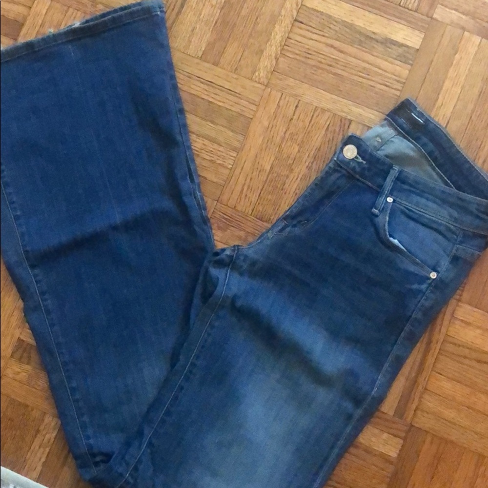 MOTHER the Wilder wide leg jeans! Size 26